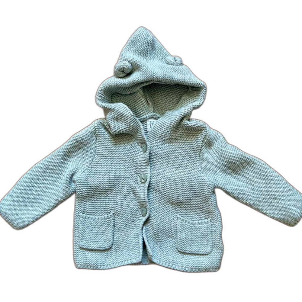 Gap Baby Green and Grey Cardigan